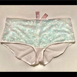 Sequin Victoria’s Secret Boy Shorts NWT Medium
